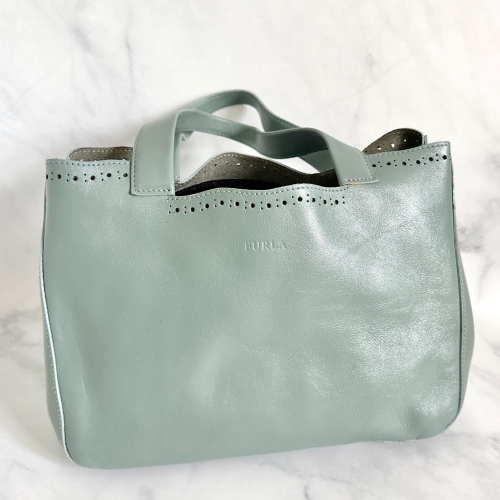 Furla Italian Leather Mini Tote w/ Original Dust Bag